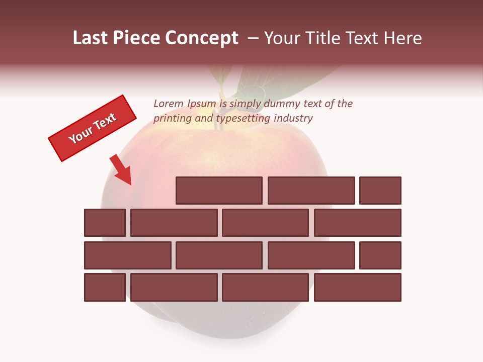 Fresh Fruit White PowerPoint Template