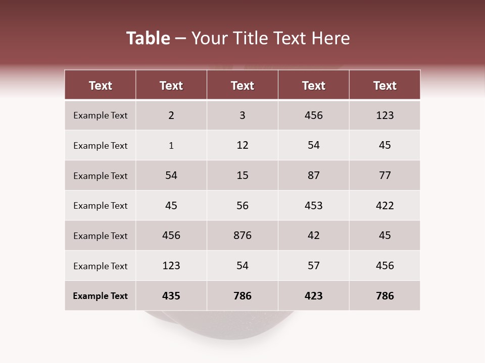 Fresh Fruit White PowerPoint Template