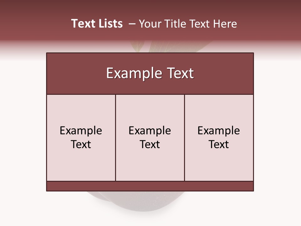 Fresh Fruit White PowerPoint Template