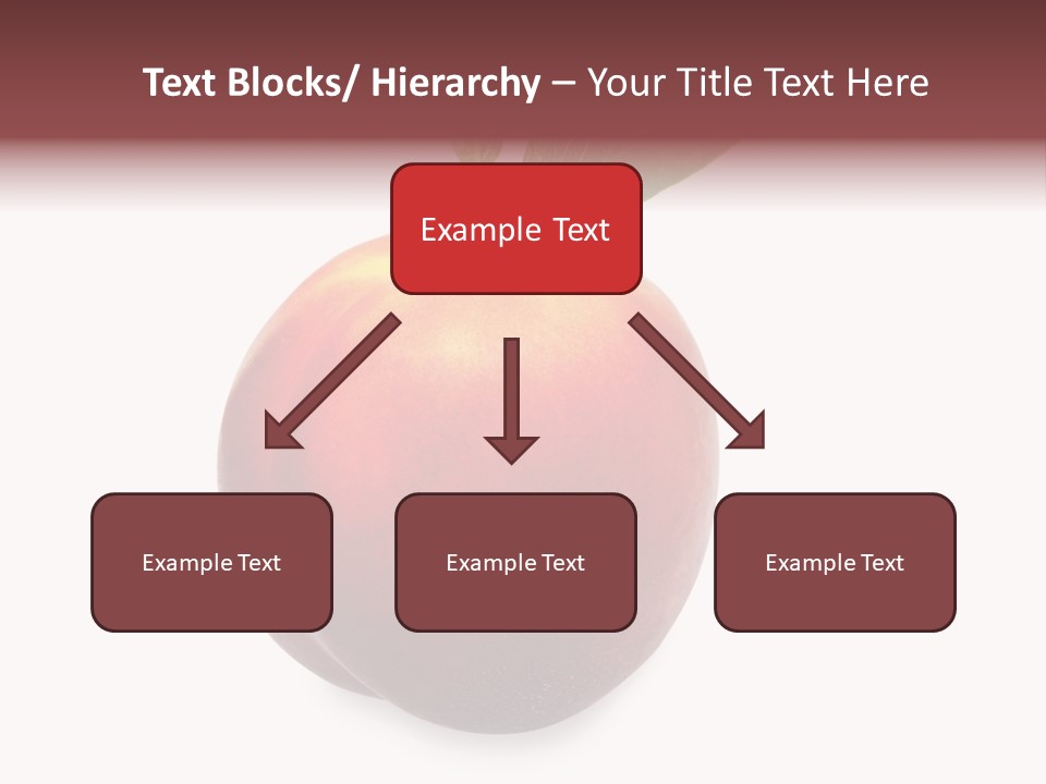 Fresh Fruit White PowerPoint Template