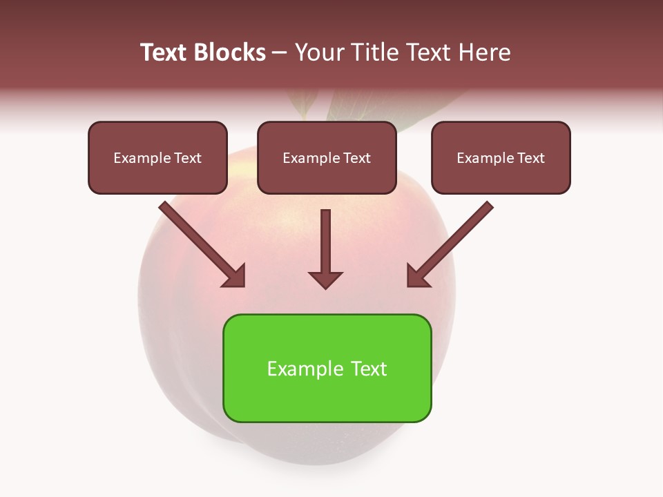 Fresh Fruit White PowerPoint Template