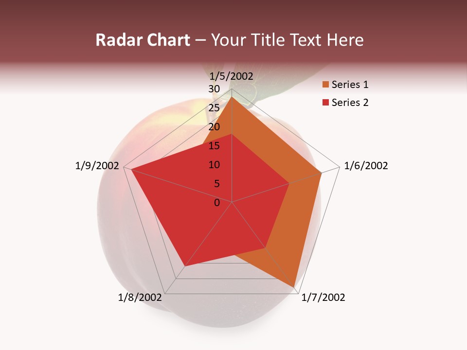 Fresh Fruit White PowerPoint Template