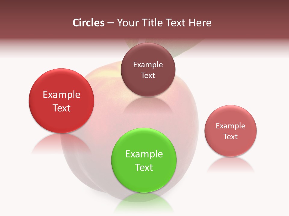 Fresh Fruit White PowerPoint Template