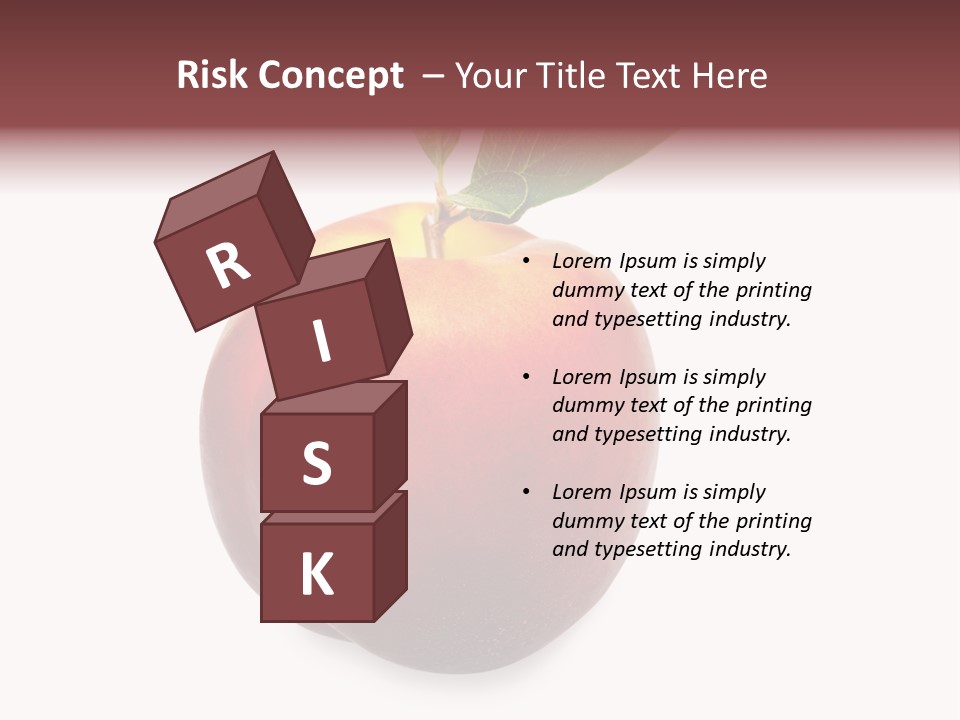 Fresh Fruit White PowerPoint Template