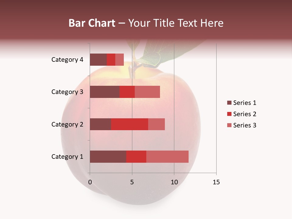 Fresh Fruit White PowerPoint Template