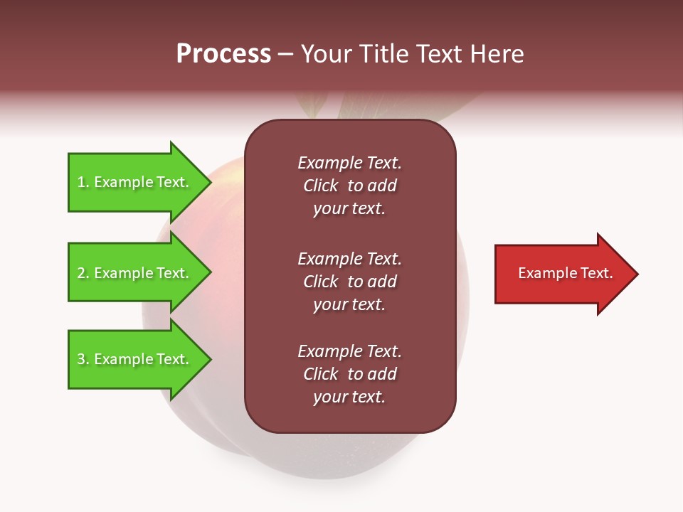 Fresh Fruit White PowerPoint Template