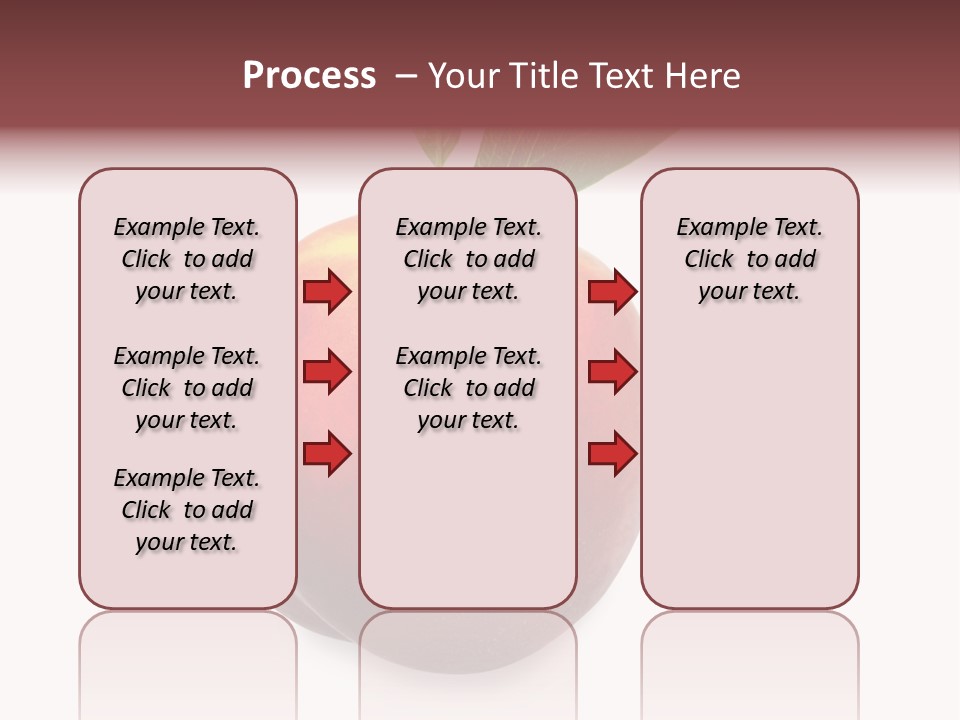 Fresh Fruit White PowerPoint Template