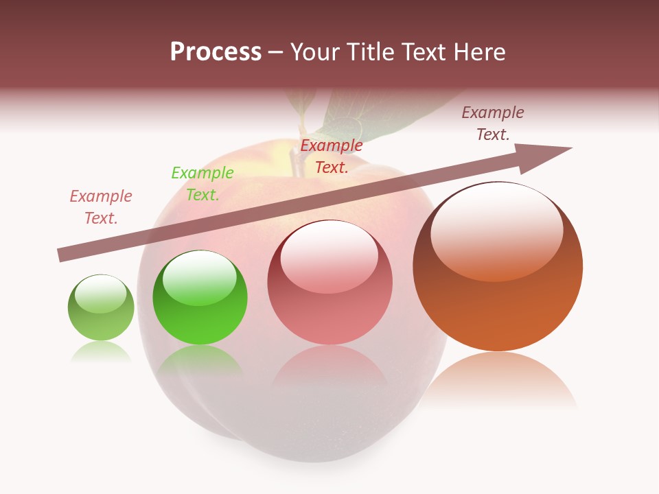 Fresh Fruit White PowerPoint Template