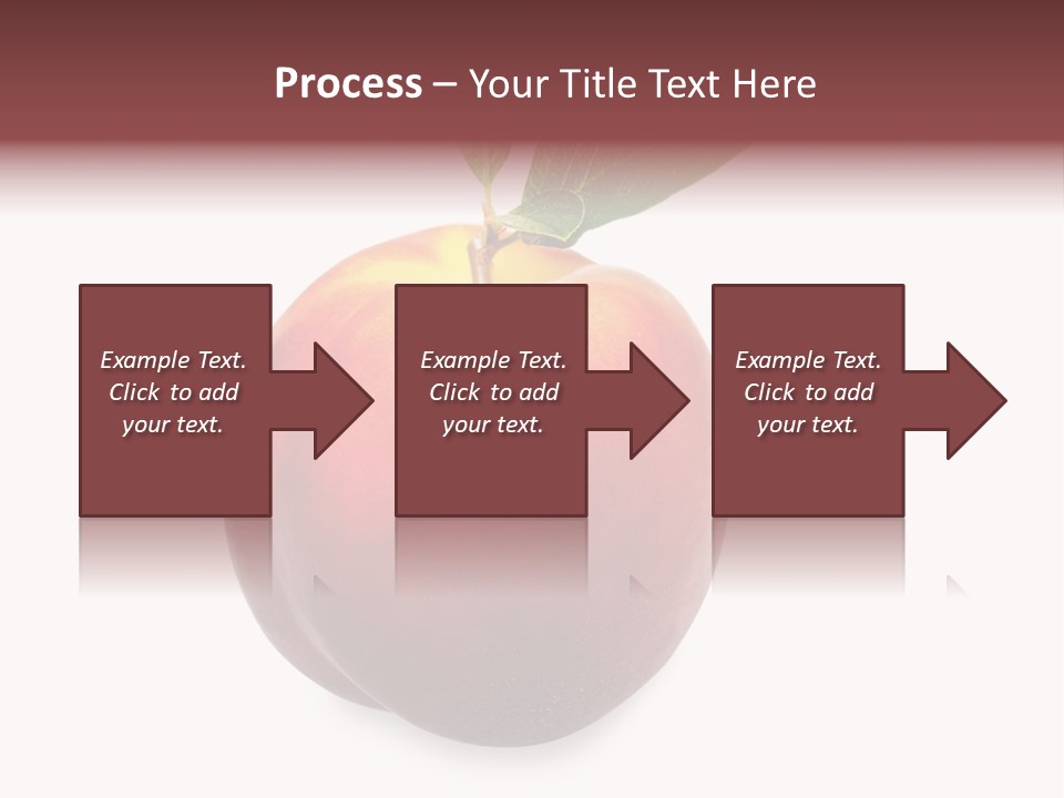 Fresh Fruit White PowerPoint Template