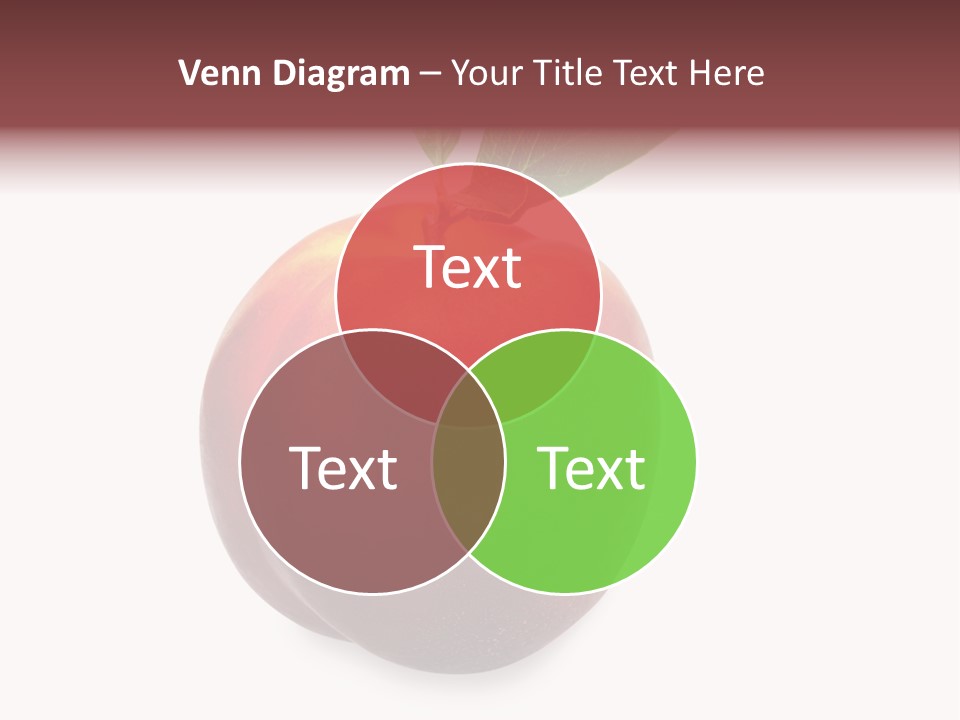 Fresh Fruit White PowerPoint Template