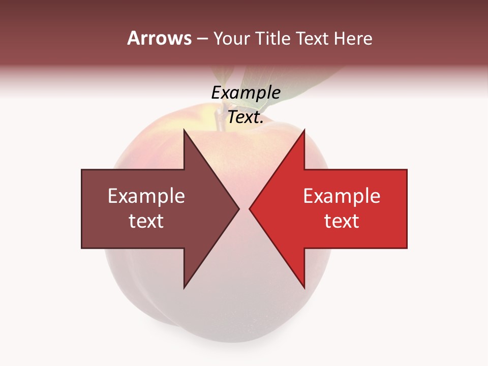 Fresh Fruit White PowerPoint Template