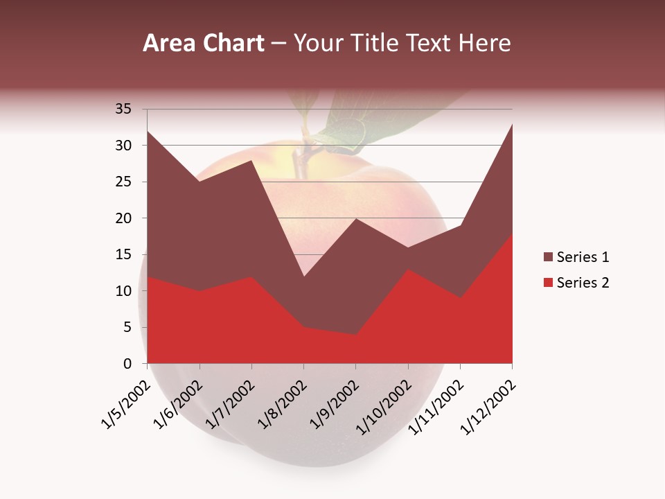 Fresh Fruit White PowerPoint Template