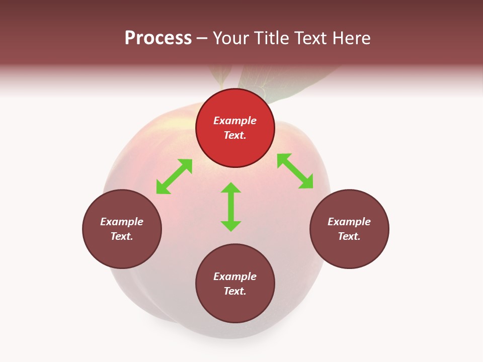 Fresh Fruit White PowerPoint Template