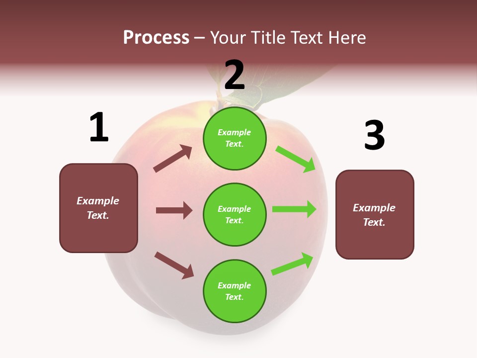 Fresh Fruit White PowerPoint Template