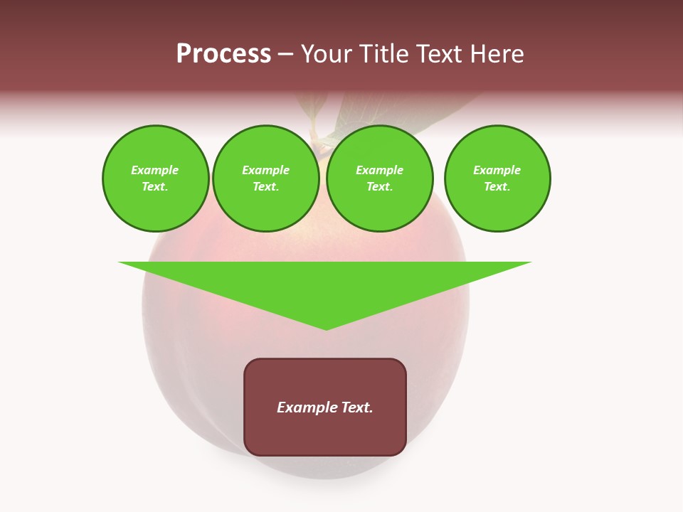 Fresh Fruit White PowerPoint Template