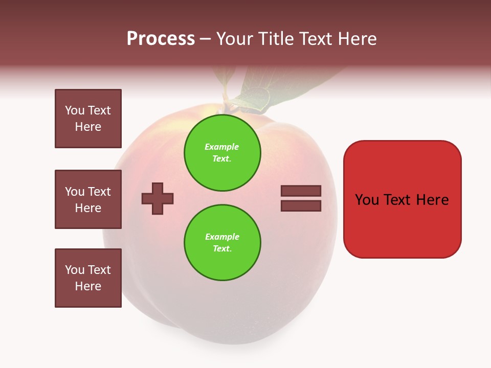Fresh Fruit White PowerPoint Template