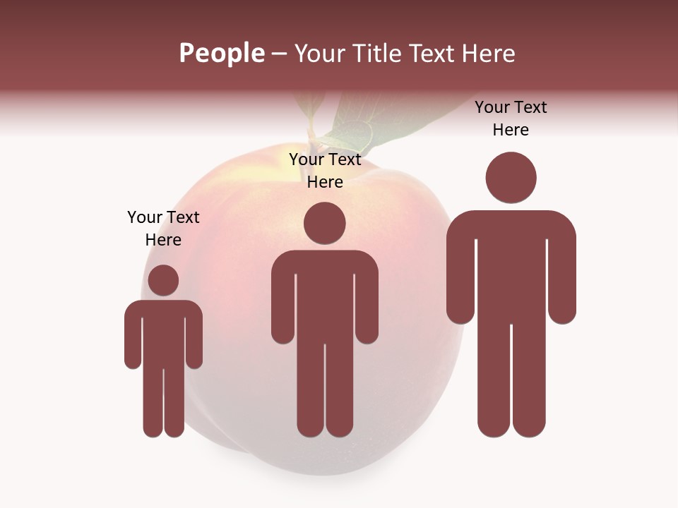 Fresh Fruit White PowerPoint Template