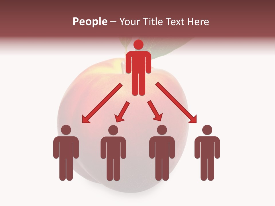 Fresh Fruit White PowerPoint Template