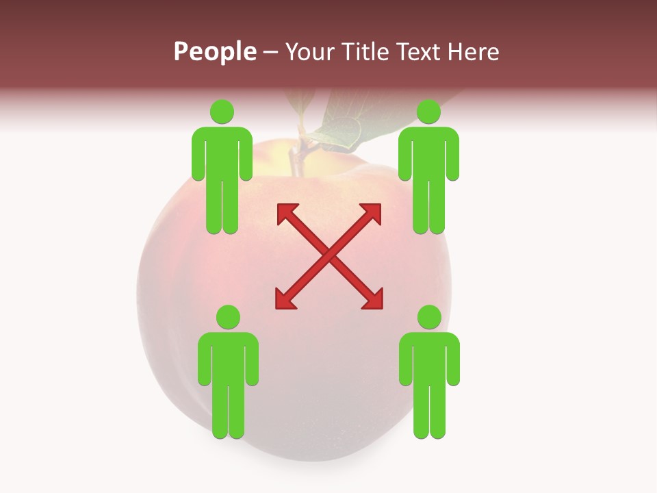 Fresh Fruit White PowerPoint Template