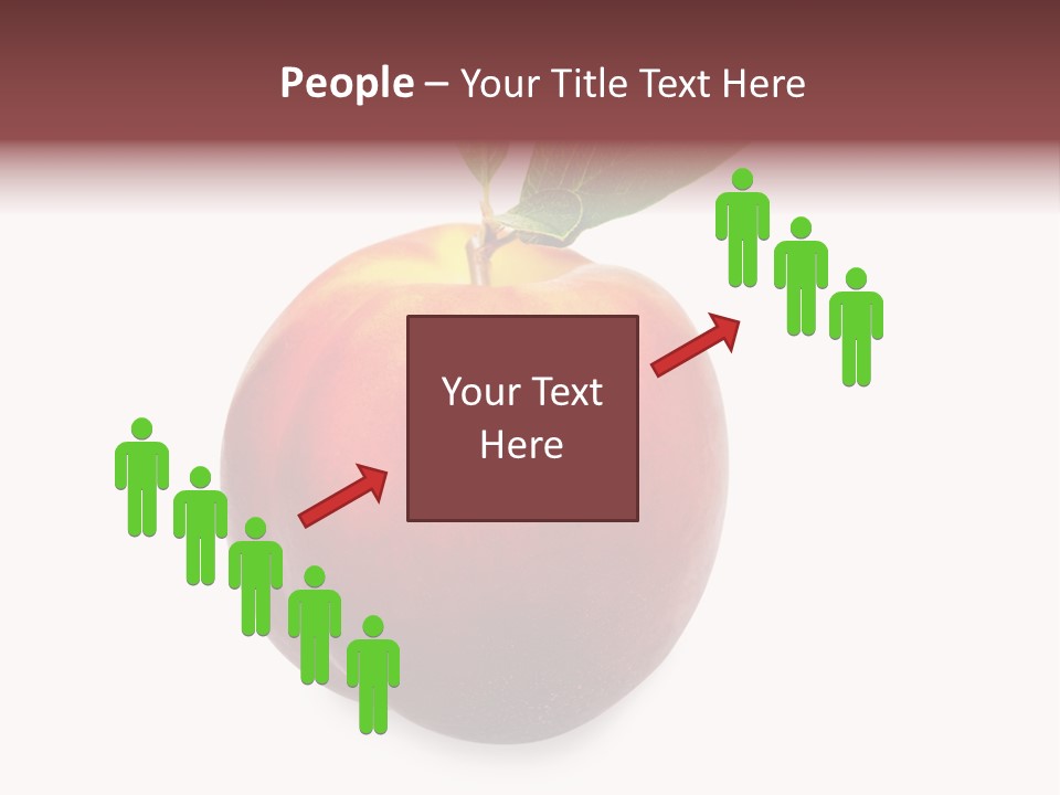 Fresh Fruit White PowerPoint Template