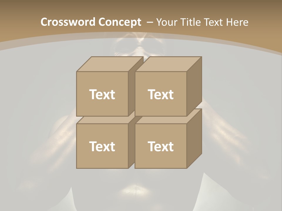 Male Person Fighter PowerPoint Template