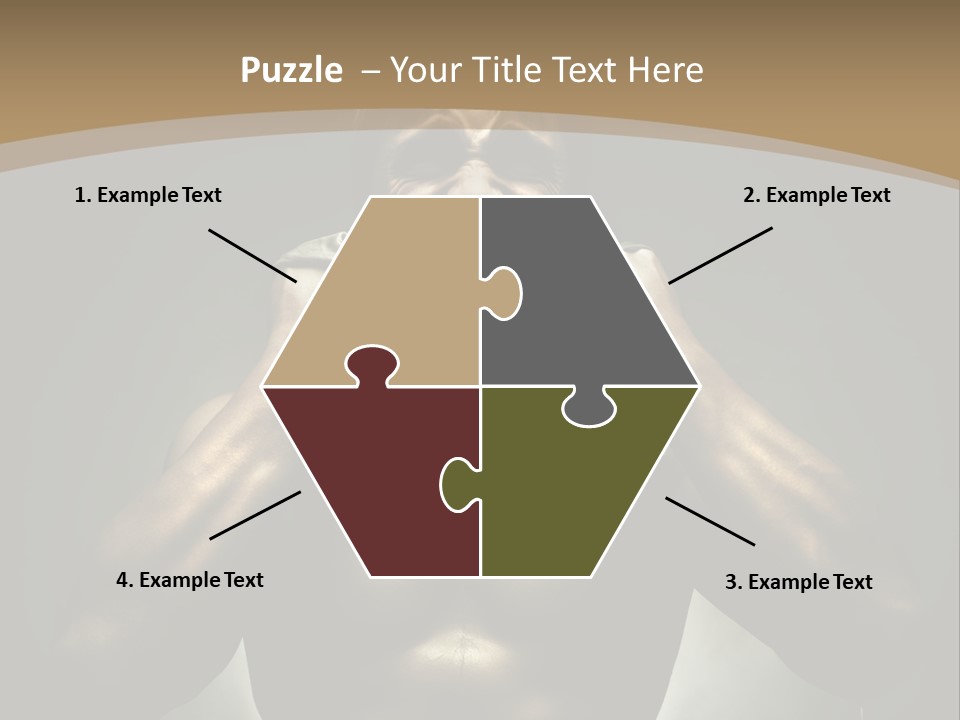 Male Person Fighter PowerPoint Template