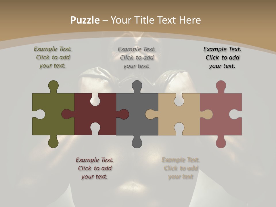 Male Person Fighter PowerPoint Template