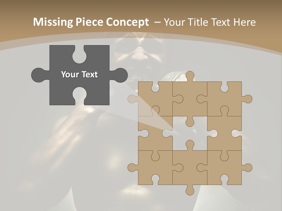 Male Person Fighter PowerPoint Template