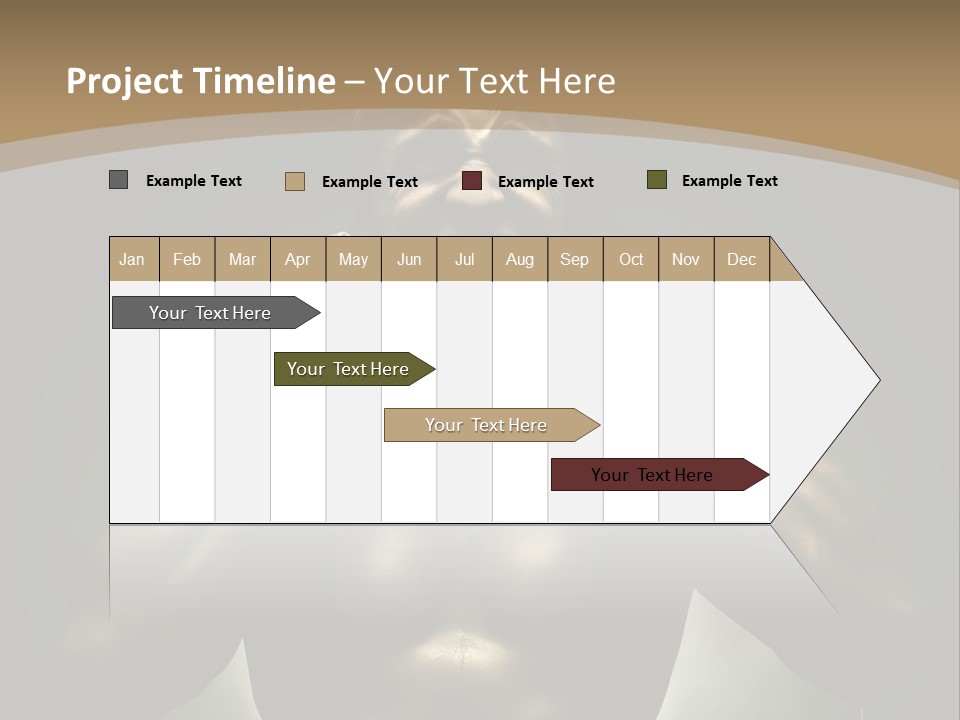 Male Person Fighter PowerPoint Template