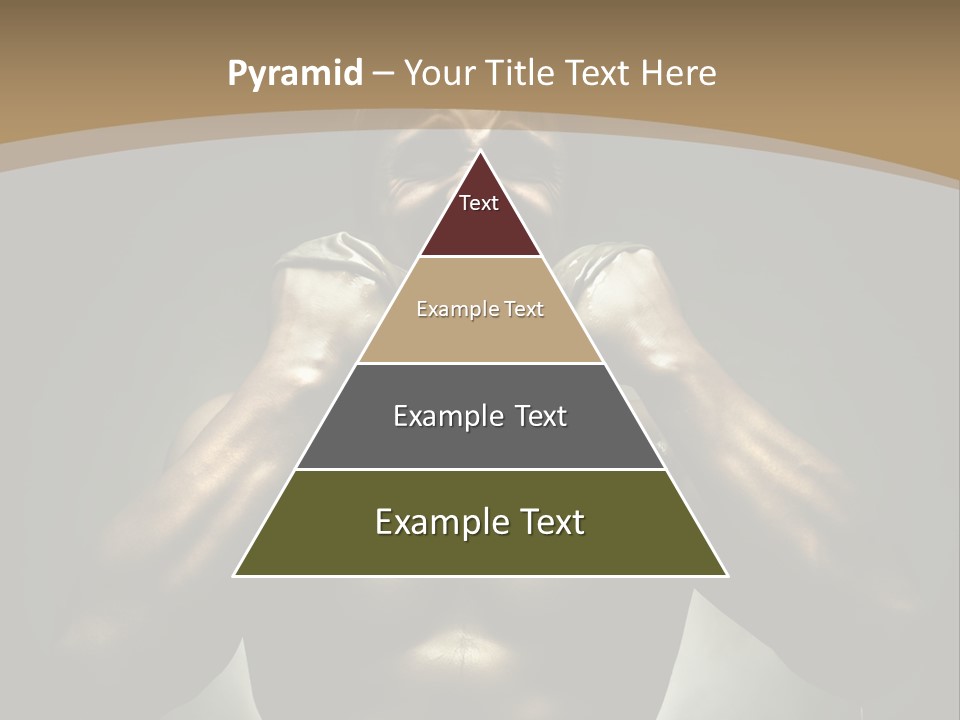 Male Person Fighter PowerPoint Template