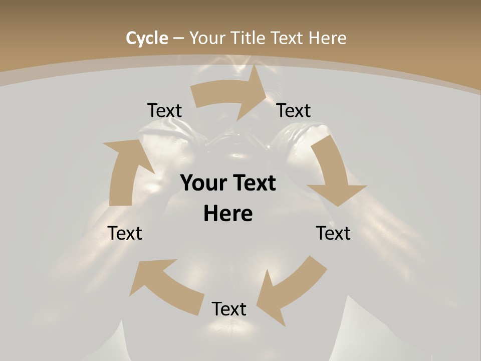 Male Person Fighter PowerPoint Template