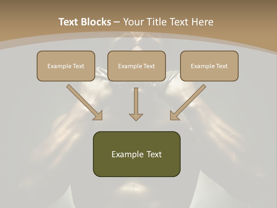 Male Person Fighter PowerPoint Template