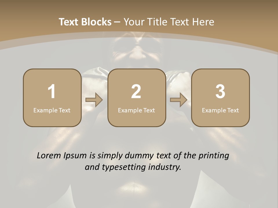 Male Person Fighter PowerPoint Template