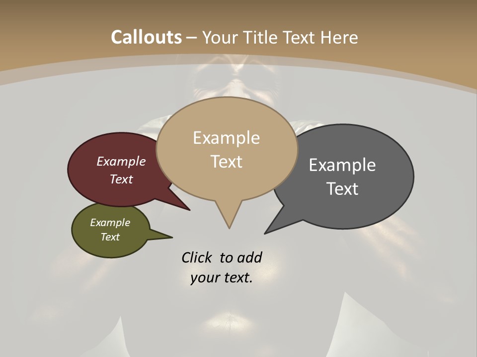 Male Person Fighter PowerPoint Template