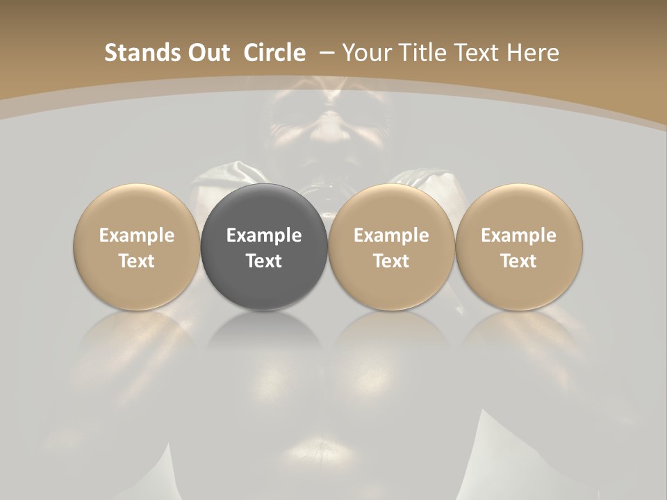 Male Person Fighter PowerPoint Template