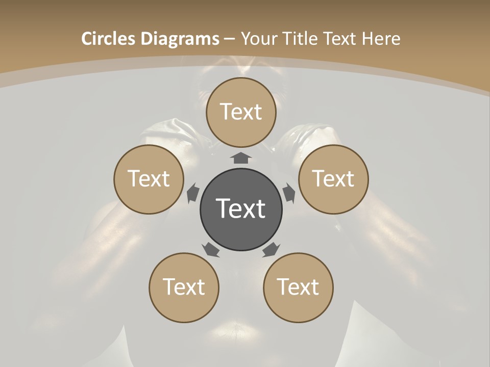 Male Person Fighter PowerPoint Template