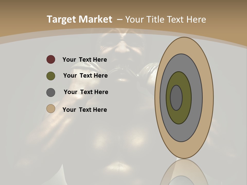 Male Person Fighter PowerPoint Template