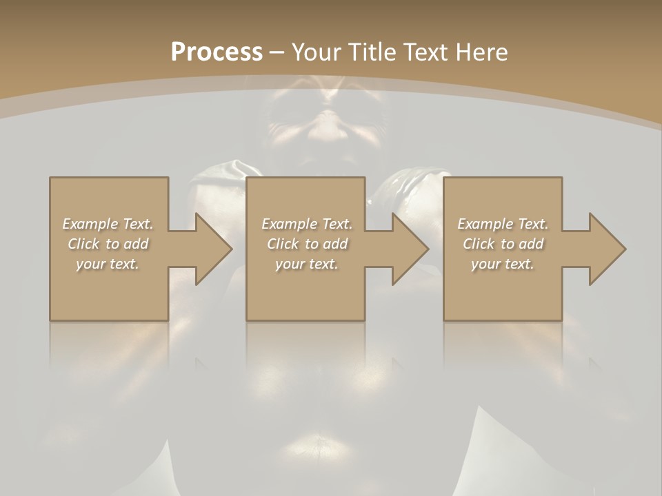 Male Person Fighter PowerPoint Template