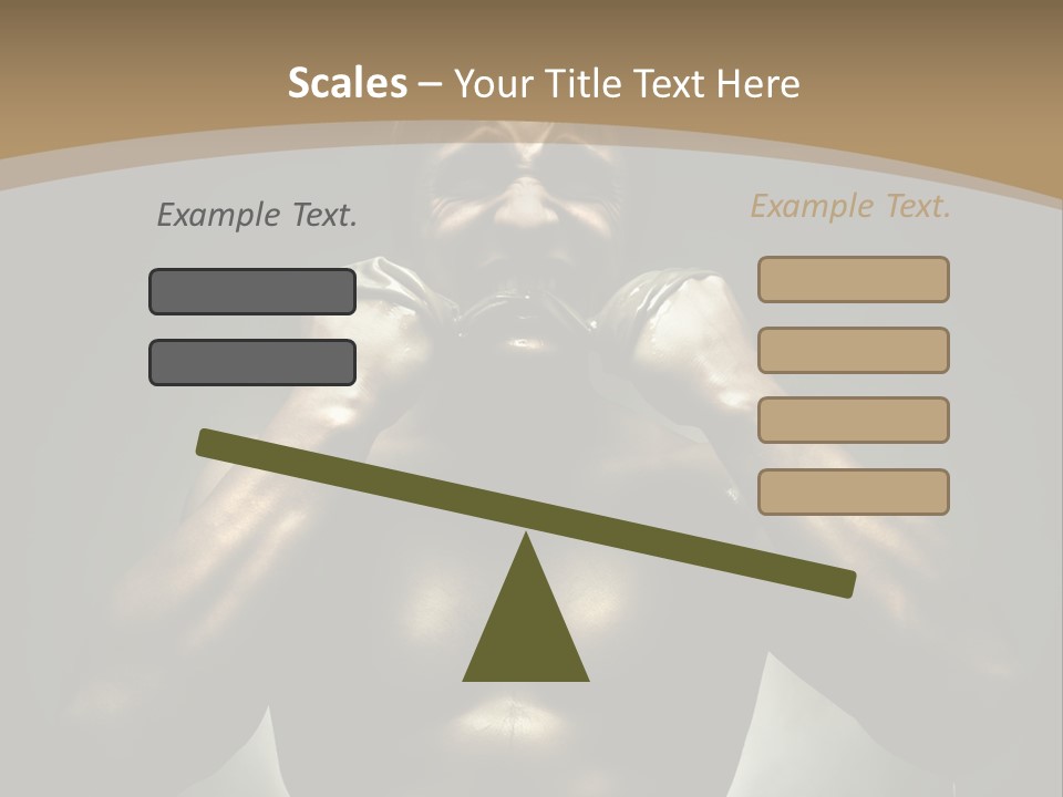 Male Person Fighter PowerPoint Template