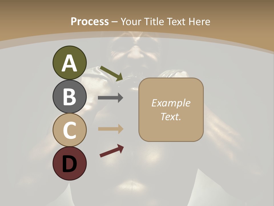 Male Person Fighter PowerPoint Template