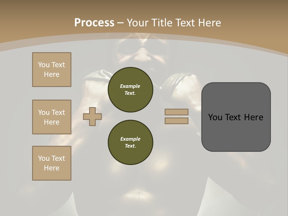 Male Person Fighter PowerPoint Template