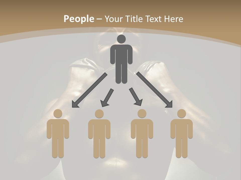 Male Person Fighter PowerPoint Template