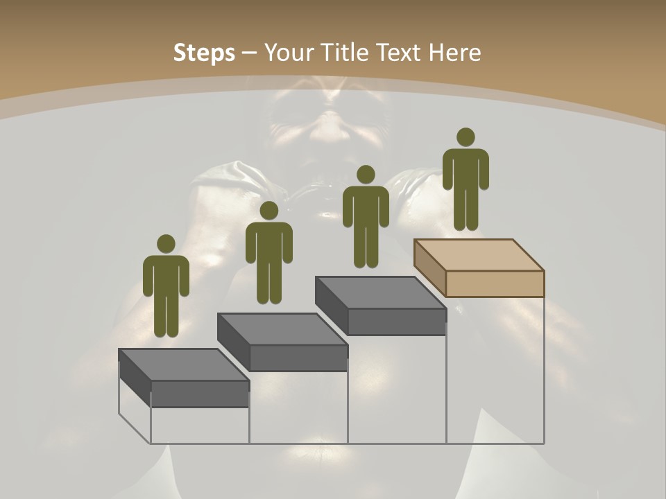 Male Person Fighter PowerPoint Template