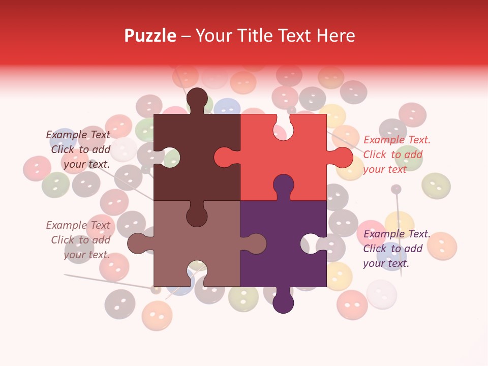 Bobbins Pool Colorful PowerPoint Template