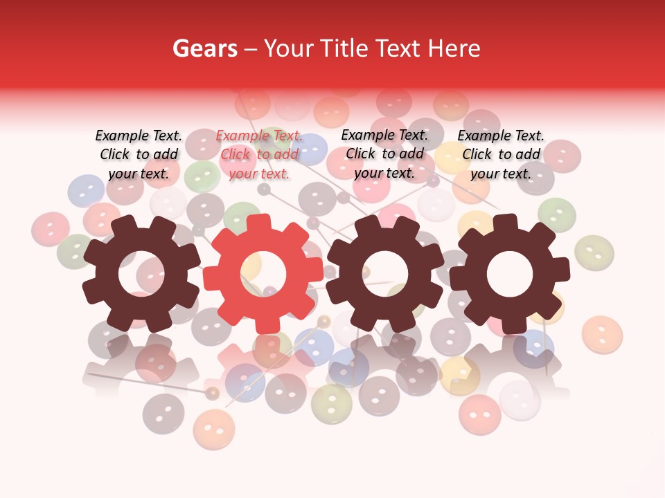 Bobbins Pool Colorful PowerPoint Template