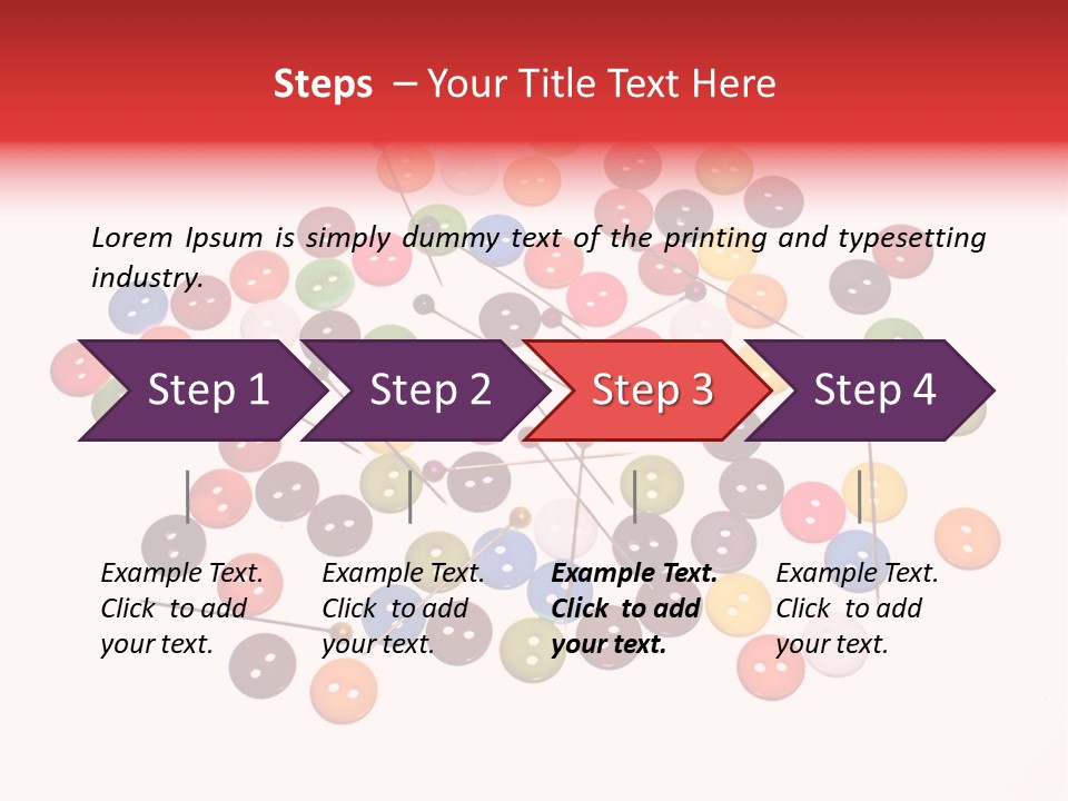 Bobbins Pool Colorful PowerPoint Template