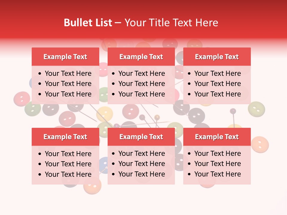 Bobbins Pool Colorful PowerPoint Template