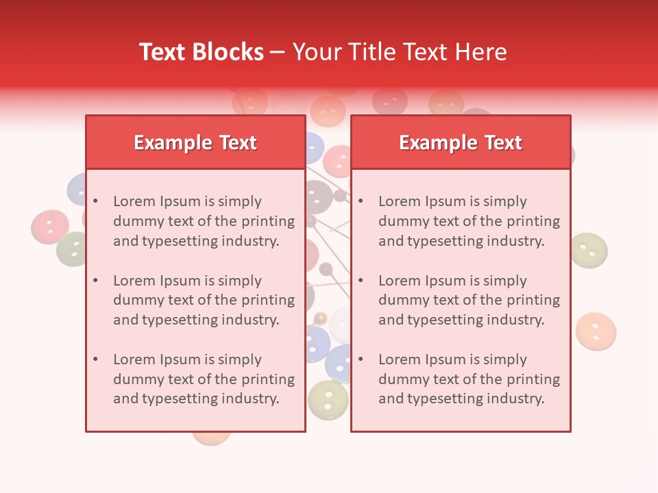 Bobbins Pool Colorful PowerPoint Template