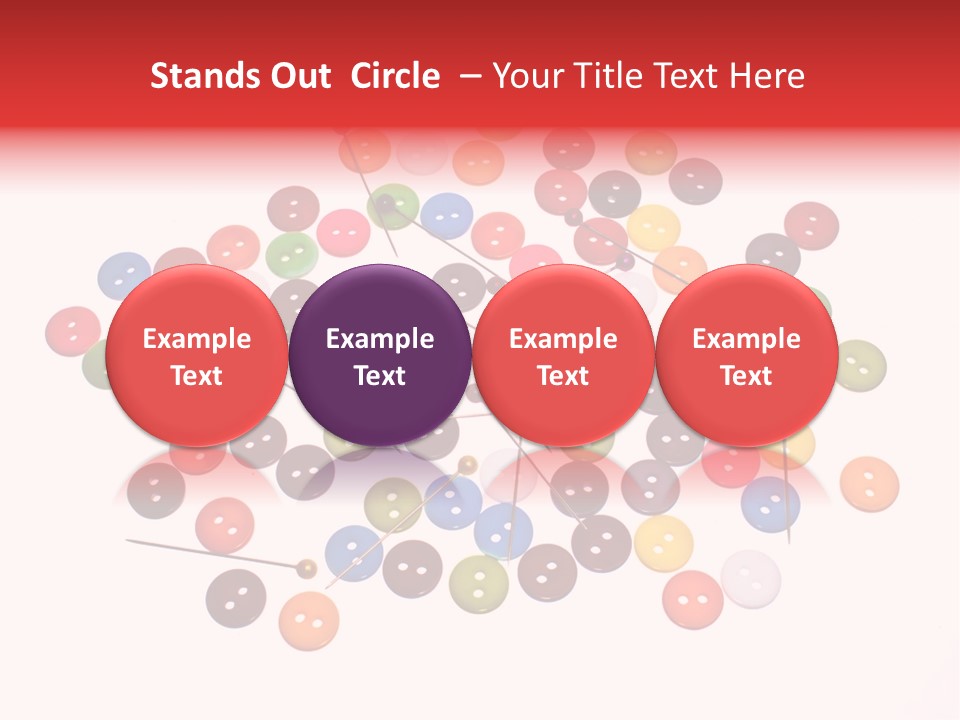 Bobbins Pool Colorful PowerPoint Template