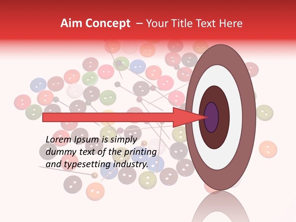 Bobbins Pool Colorful PowerPoint Template